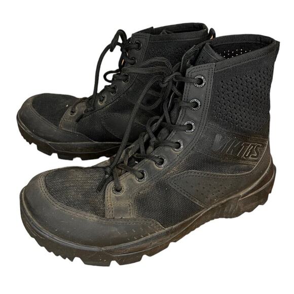 Viktos Johnny Combat Mens Black Vented Boots Mens Size 8.5 US SuperFeet - Picture 3 of 7